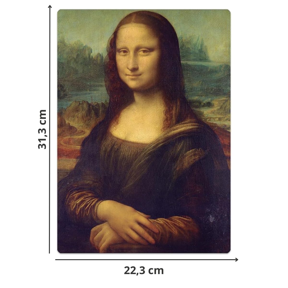 Quebra Cabeça Leonardo Da Vinci - Mona Lisa / 500 Peças Nano Quebra Cabeça Leonardo Da Vinci - Mona Lisa / 500 Peças Nano